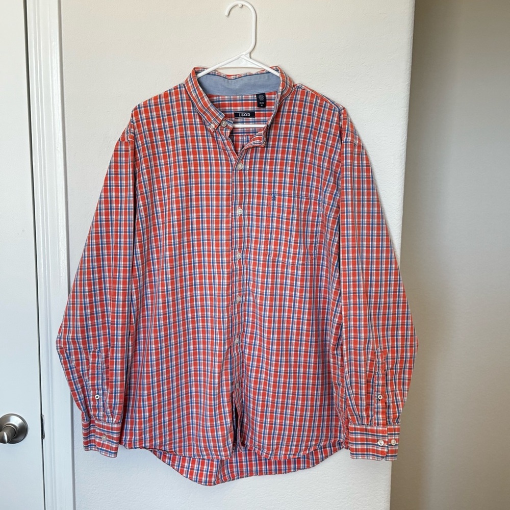 izod long sleeve shirts for men size XL